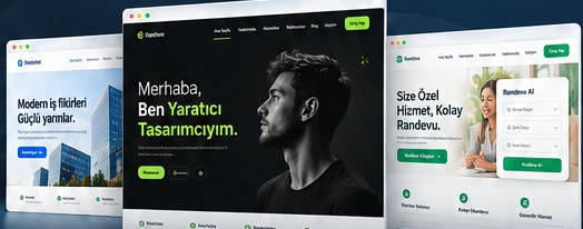 Kurumsal, portföy ve hizmet teması tasarım örnekleri