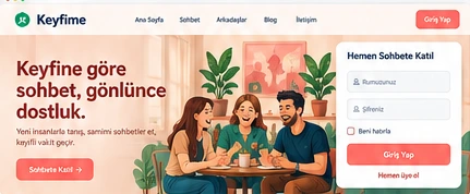 Keyfime.org tasarım önizlemesi